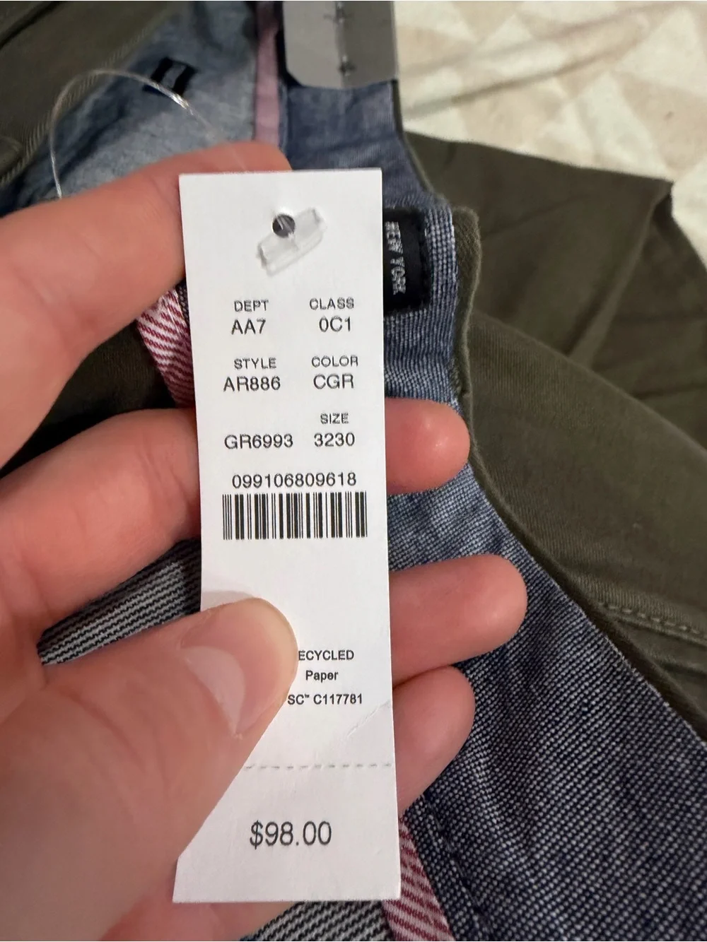 J crew catskill green 770™ Straight-fit stretch chino pant
